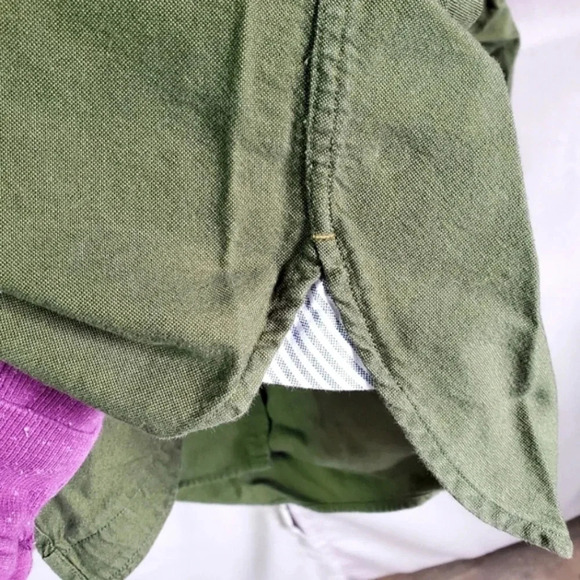 VINTAGE TOMMY HILFIGER | Button Down Shirt in Green sz XL - Picture 7 of 7